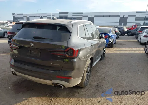 2024 BMW X3 xDrive30I z USA, uszkodzony, nr VIN WBX57DP04RN309729